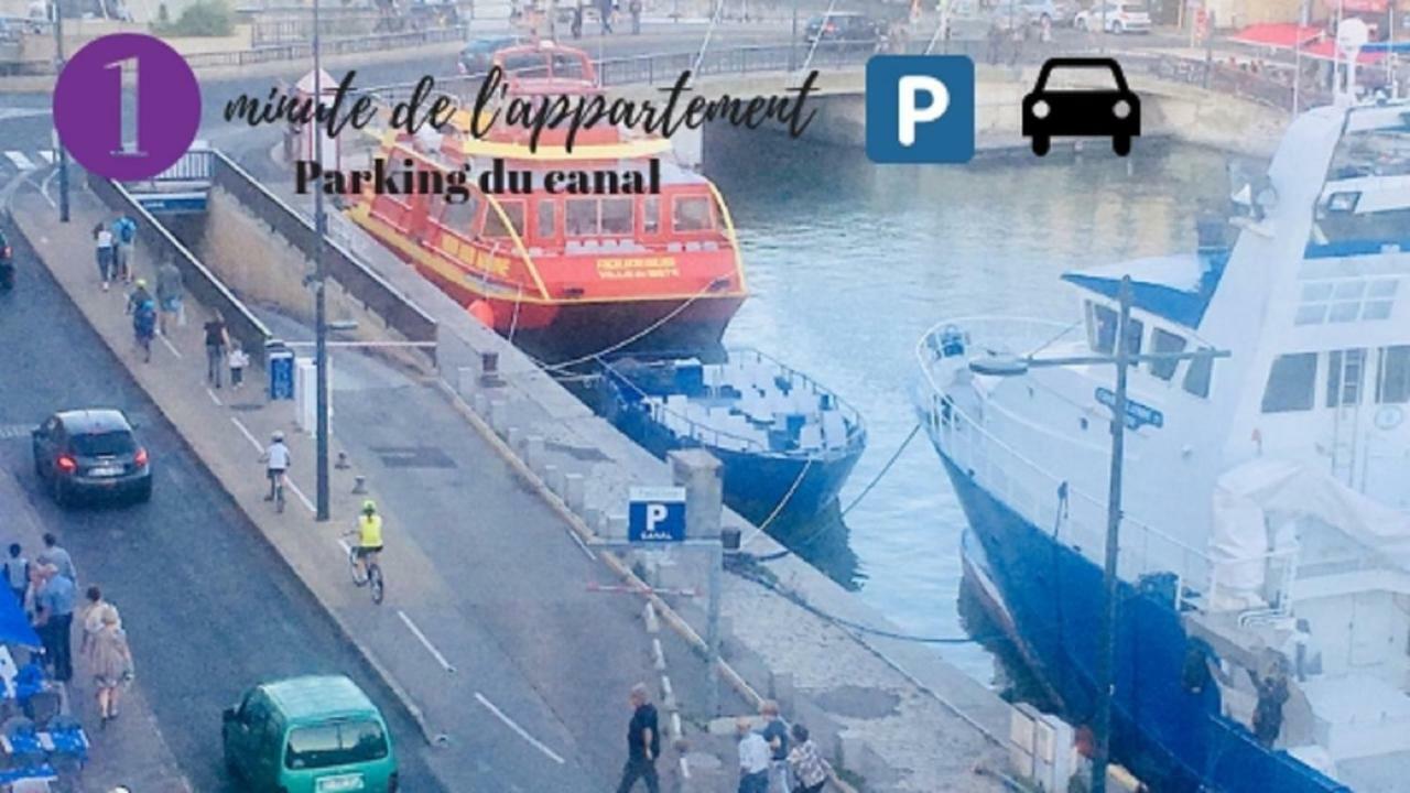 Magnifique Appart 102 M2 Au Bord De L'Eau Hyper Centre Sete Ngoại thất bức ảnh